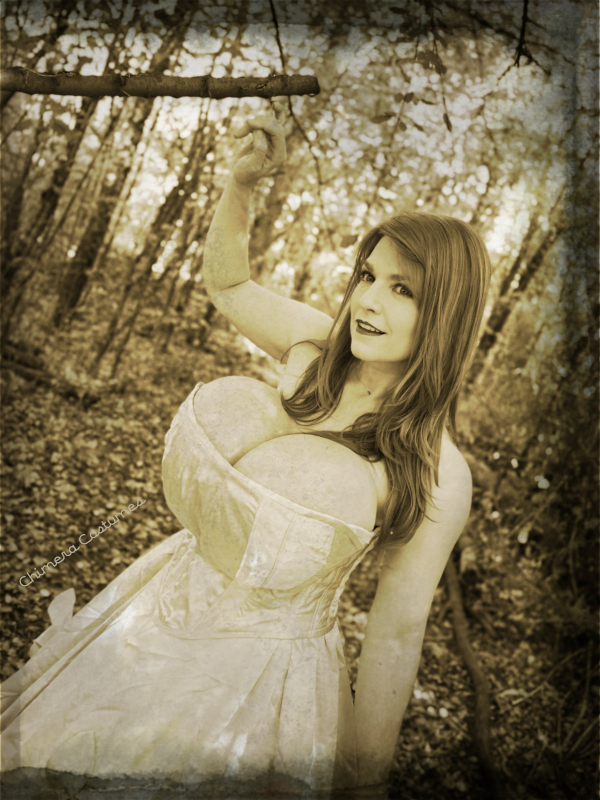 hentai mommy white dress forest giant fake tits breeding fantasy